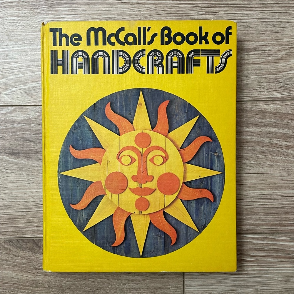 The McCall's Book of Handcrafts Vintage 70s Craft Book